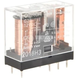 Omron 12V 5A Çift Kontak Omron Röle (8 PİN ) - G2R-2 - 1