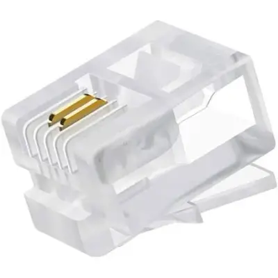 6P / 2C Plug RJ-11 jack (100 Adet) - 2