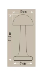 CATA CT-8429 Lizbon Şarjlı Masa Lambası dokunmatik 3 renk - 4