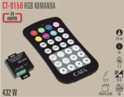 Cata CT-9150 24 Amper Rgb Kumanda - 1