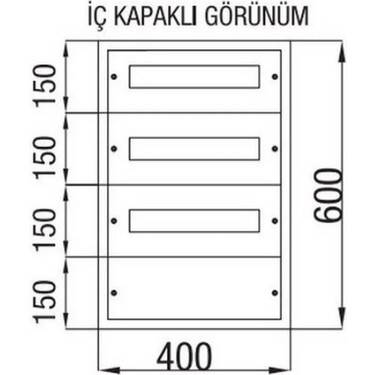 ÇP 803 48 Sigortalı Dağıtım Panosu - 3