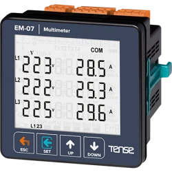 Tense EM-07 LCD Ekran,Setli ve Haberleşmeli Multimetre - 1