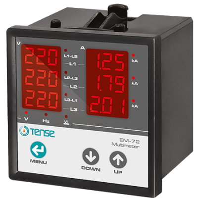 Tense EM-72 Multimetre 72x72 mm - 1