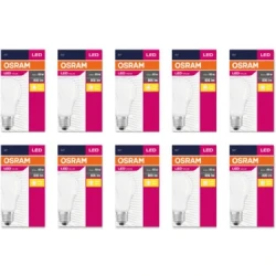 Osram 8,5W-60W LED Ampul 10 Adet Sarı Işık - 1