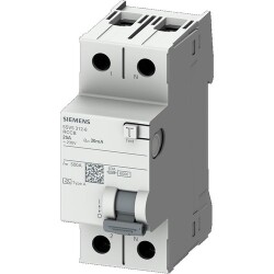 SIEMENS - 5SV5612-6 300mA 1X25A Kaçak Akım Koruma Rolesi - 1