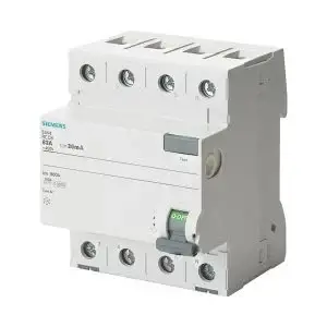 SIEMENS - 5SV5342-6 30mA 3X25A Kaçak Akım Koruma Rolesi - 1