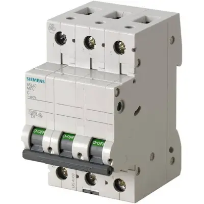 Siemens 5SL6363-7 3x63 Amper 6kA C Tipi Otomatik Sigorta - 1