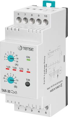TAR-30 Toprak Kaçak Akım Algılama Rölesi (30mA-30A) - 1